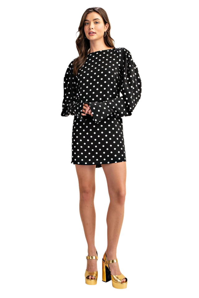 Polka Dot Mini Dress