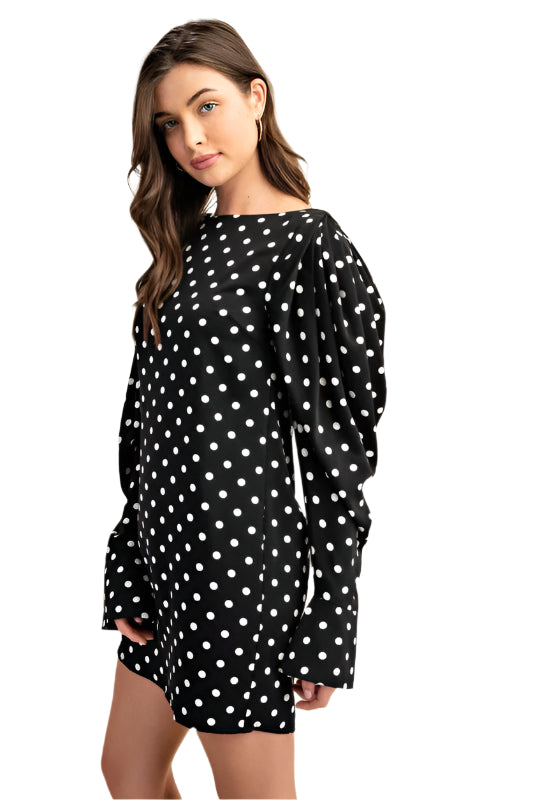 Polka Dot Mini Dress