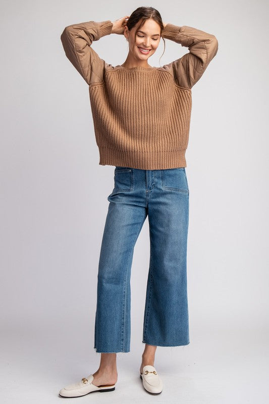 Raglan Sleeve Sweater Top